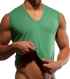 C-IN2 Bamboo Mesh Strong Arm V-Neck  Muscle Shirt
